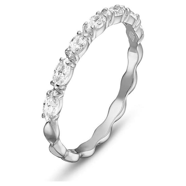 Swarovski ring Vittore Marquise, hvitt - 5366579